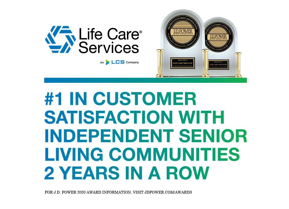 Life Care Services award by JD Power